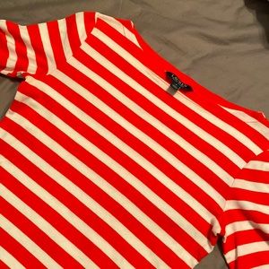 Ralph Lauren Orange Striped T-shirt